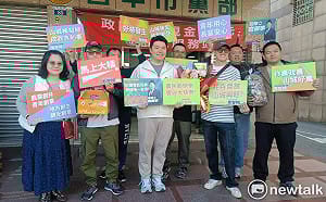 (影)蔡其昌子弟兵參選市議員 詹智翔：家鄉山城需要更多好政策