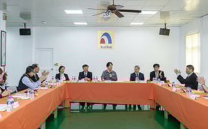 傾聽紡織業需求 賴清德：台灣關稅拉平日韓進入公平賽道