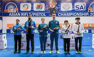 射擊新星鄭晏晴亞錦賽混雙奪銅　未來性備受期待