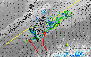 鋒面通過中！南部睽違多日率先下雨　氣象專家：降溫從今晚開始明顯