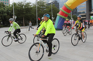 推廣騎旅單車環島活動 台日陸組隊熱血出發