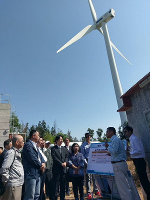 視察金門電力 賴揆：落實成為「低碳示範島」