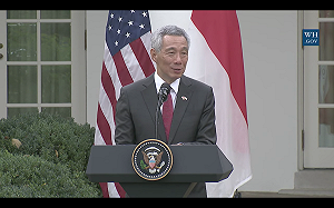 李顯龍晤川普：美中關係全球最重要