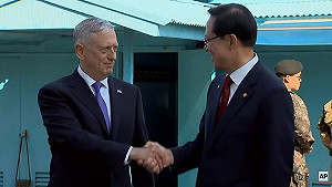 馬提斯訪韓：目標朝鮮半島無核化 不是戰爭