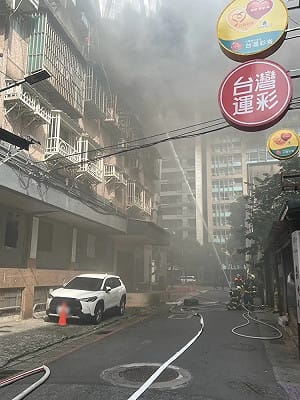 北市中山區出租套房火警！22歲女住戶點香氛蠟燭釀禍