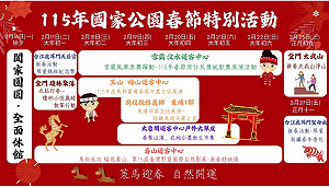 馬上放假、馬上出遊！馬年走春「奔」向國家公園