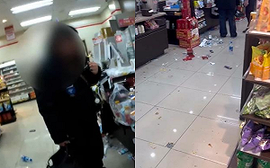 台中醉男大鬧超商！茶葉蛋狂砸女顧客 警依社維法究辦