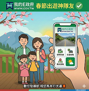 數發部整合全台即時影像　助民眾在馬年走春一路暢通