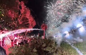 廟會施放煙火驚嚇民眾 高市警依違反「公共危險罪」偵辦