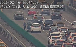 除夕返鄉注意！下午國道「3大路段」易塞車 路況預報一圖看