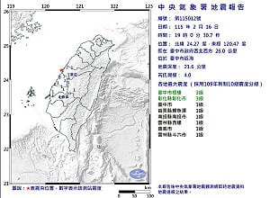 除夕夜地牛翻身！氣象署揭資料曝：台中近海4.0地震「超罕見」 