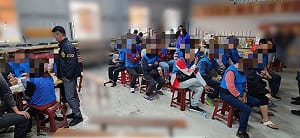 台南某宮廟委員春節假期聚賭　警逮32人送辦