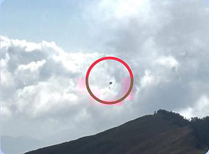 合歡山違規亂象再添一樁！民眾大玩飛行傘  太管處：開罰3千 　