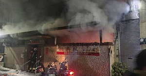 基隆里長辦公室凌晨突竄火舌！疑電動車充電釀災