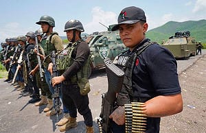 (影) 墨毒梟「門喬」被擊斃! 販毒集團攻機場、港口報復 6州交通遭封鎖