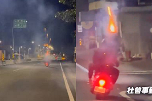 屏東騎士違規還化身「移動砲塔」！警依社維法究辦
