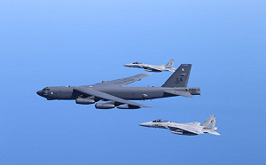 B-52H掛彈進黃海! 中美戰機群爆最大空中對峙 美日演習韓缺席內幕曝光... 