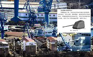 中國海軍測試新型155毫米艦炮  火力升級瞄準兩棲作戰