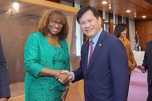 歡送聖文森駐台大使 林佳龍：為台灣國際參與發揮強大凝聚力 