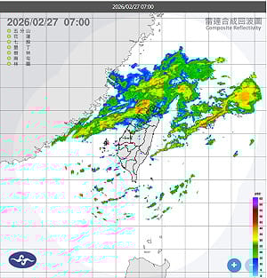 連假首日全台轉濕涼 海拔3500公尺以上高山有降雪機率