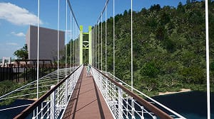 阿里山「地久吊橋」腐朽改建！預計2027年下半年完工 