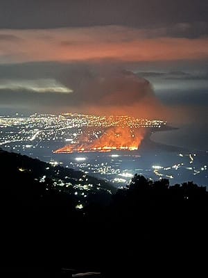 台東知本雜草火警延燒61公頃　空勤直升機撲滅殘火