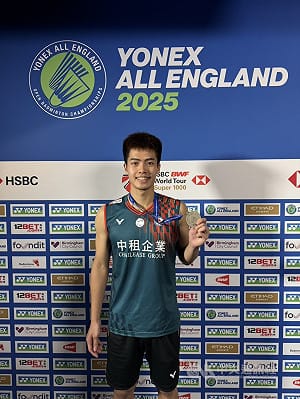 超級1000全英羽球賽台灣男單5人　4人上演首輪內戰