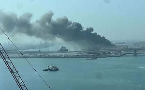 (影) 英法德聯合聲明將參戰! 伊朗封鎖荷姆茲、報復性炸多國 法航母出動了....