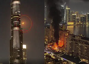 (影)哈梅內伊遭斬首身亡！杜拜酒店淪戰火現場