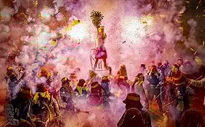 用科技體驗元宵民俗！台東美術館感受沉浸式「炮炸肉身」祝福