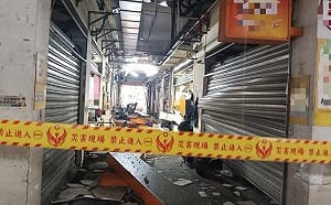 台中建國市場驚傳氣爆！疑桶裝瓦斯外洩釀禍 七旬老翁輕傷