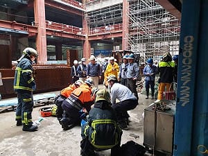 北市國賓飯店工地傳墜樓意外！39歲工人搶救1小時宣告不治