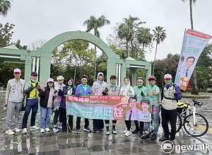 民進黨南市東區議員初選倒數5天  陳亭妃力挺蔡旺詮鐵馬精神再出發