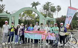 民進黨南市東區議員初選倒數5天  陳亭妃力挺蔡旺詮鐵馬精神再出發