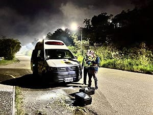 元宵放煙火 台東消防局科技分隊及時偵測火警撲滅