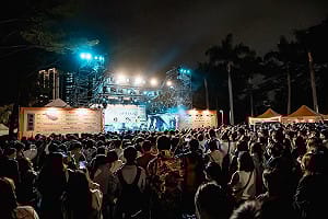 中央公園、高雄車站同步登場    日光海島生活節首日湧5萬人潮