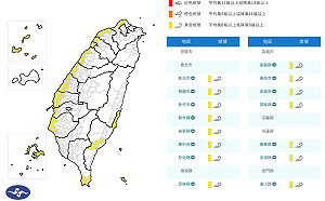 東北季風＋輻射冷卻發威！新竹、金門恐探10度以下　15縣市強風警示