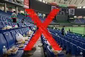 抹黑台灣人東京巨蛋垃圾圖瘋傳　日媒登YAHOO新聞揭密：是AI假圖