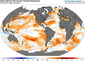 全球海溫居高不下！鄭明典一圖示警：平均氣溫將再升高 