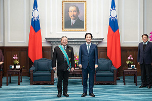 贈勳林鴻道  賴總統回顧歷史：僅一次以「Taiwan」為名參加東京奧運