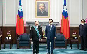 贈勳林鴻道  賴總統回顧歷史：僅一次以「Taiwan」為名參加東京奧運