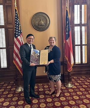 美喬治亞州議會通過友台決議　台外交官受邀演講