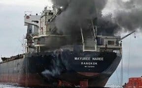 (影) 伊朗已佈雷荷姆茲! 泰國、伊拉克等油輪先後遇襲 中國船跟後面急掉頭