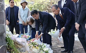 黃偉哲出席湯德章追思會  感謝為台南的自由民主付出