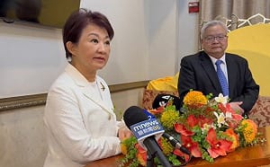 接受台媒駐美記者採訪  盧秀燕知無不言但避談爭總統大位