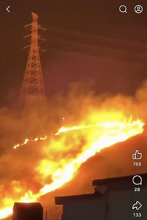 沙鹿大火險燒到國道！環境部：祭祖「四不一要」避用明火