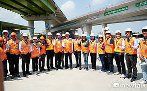 打造「南科快速生活圈」  林俊憲率交委會考察拚北外環交流道提前通車