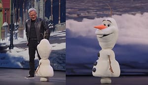 (影) NVIDIA攜手迪士尼！AI雪寶現身GTC和黃仁勳互動