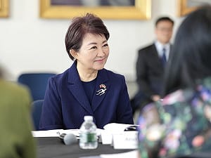 (影)訪美談軍購  盧秀燕：不要輕忽戰爭發生的可能性！