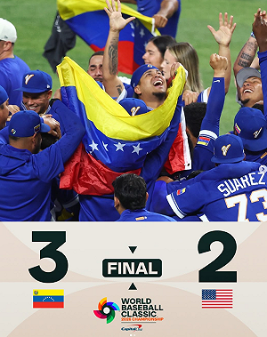 委內瑞拉3：2勇奪WBC首冠！美國夢幻隊「連二亞」